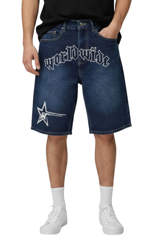 Worldwide Embroidered Jorts
