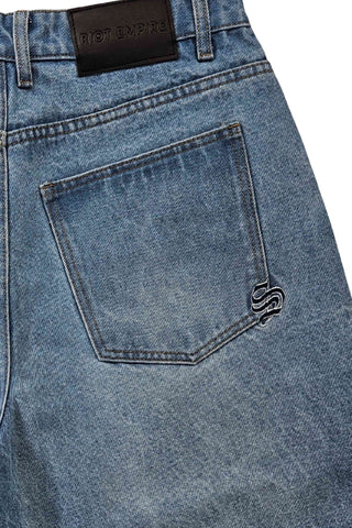 Savage Embroidered Jorts