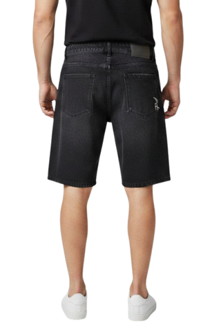 Fearless Embroidered Jorts