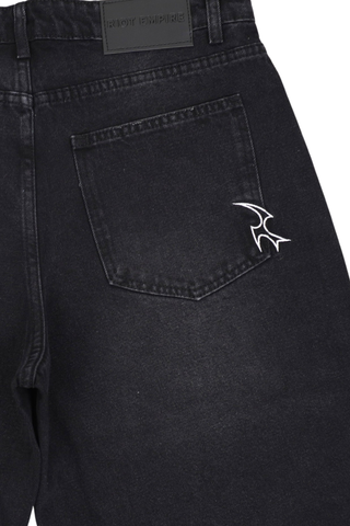 Fearless Embroidered Jorts