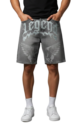 Legend Embroidered Jorts