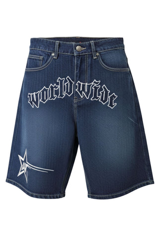 Worldwide Embroidered Jorts
