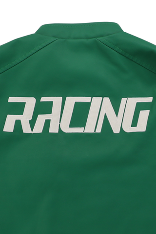 Racing Woven PU Jacket - Green/black