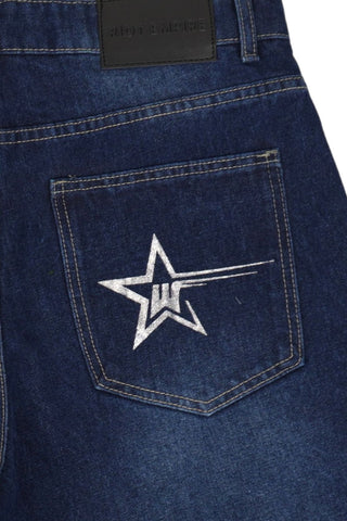 Worldwide Embroidered Jorts
