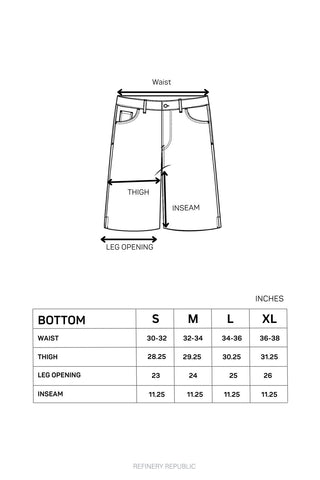 Legend Embroidered Jorts
