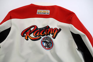 MEN'S RACING WOVEN PU JACKET - Red/Black