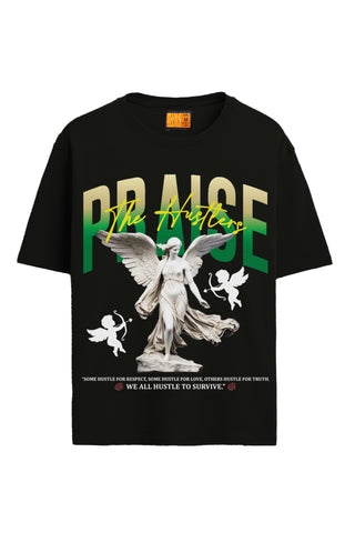 Praise The Hustlers Graphic Boxy Fit T-shirt