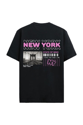 New York Empire City Graphic Boxy Fit T-shirt