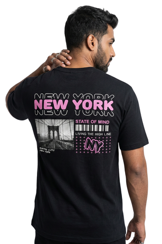 New York Empire City Graphic Boxy Fit T-shirt