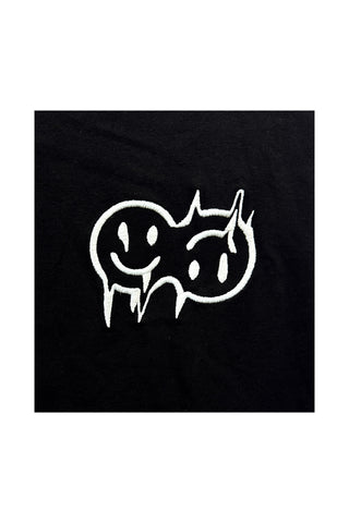 Fake Smile Graphic Boxy Fit T-shirt