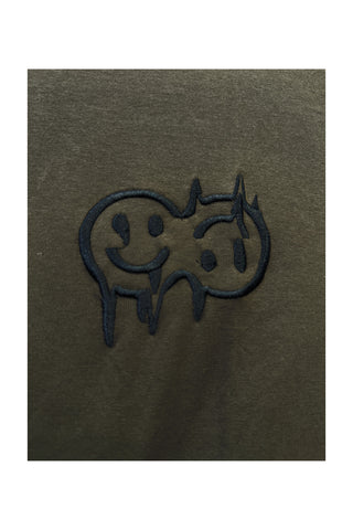 Fake Smile Graphic Boxy Fit T-shirt