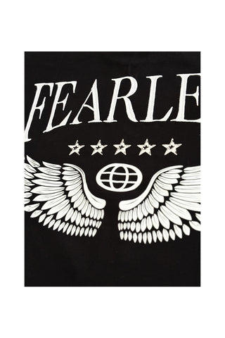 Fearless Embroidered Regular Fit T-shirt