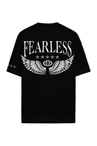 Fearless Embroidered Regular Fit T-shirt
