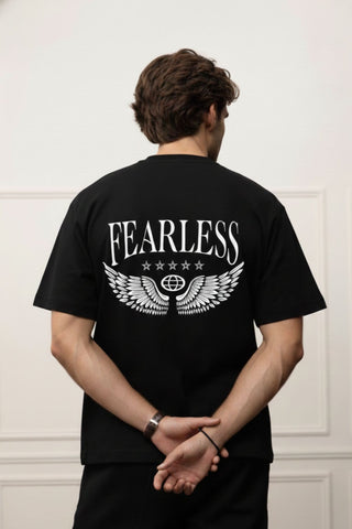 Fearless Embroidered Regular Fit T-shirt