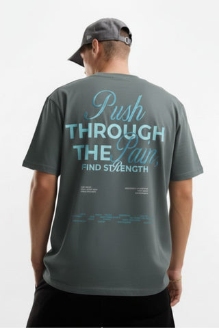 Push Through Pain Boxy Fit T-shirt