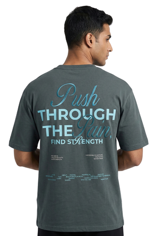 Push Through Pain Boxy Fit T-shirt
