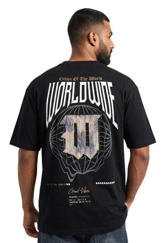 Worldwide Patch Boxy Fit T-shirt