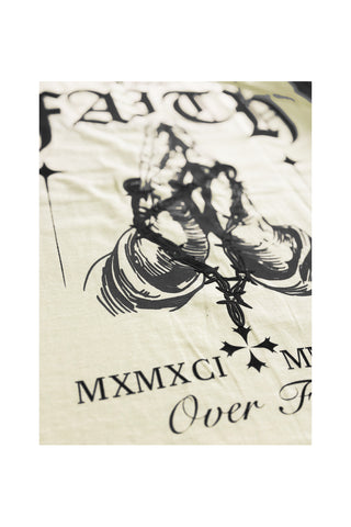 Faith Over Fear Minimal Graphic Regular Fit T-shirt