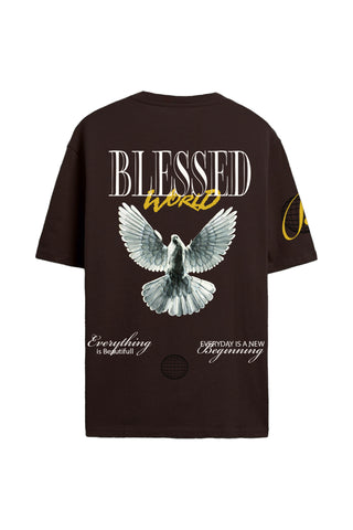 Blessed World Graphic Boxy Fit T-shirt