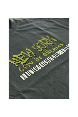 New York Graffiti Smiley Boxy Fit T-shirt