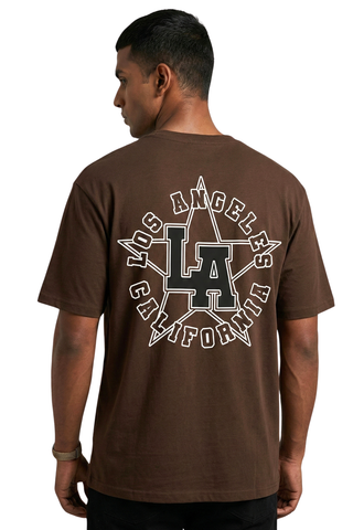 LA Star Graphic Loose Fit T-Shirt