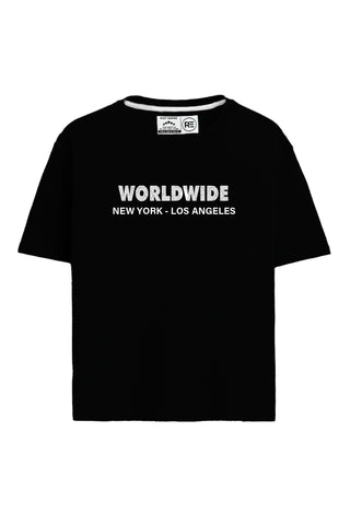 Worldwide New York–Los Angeles Graphic Regular Fit T-shirt