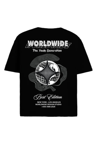 Worldwide New York–Los Angeles Graphic Regular Fit T-shirt