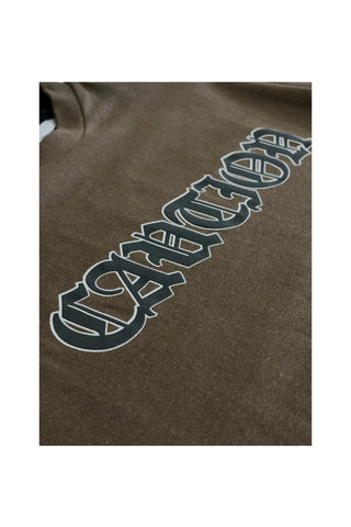 Caution Graphic Loose Fit T-Shirt