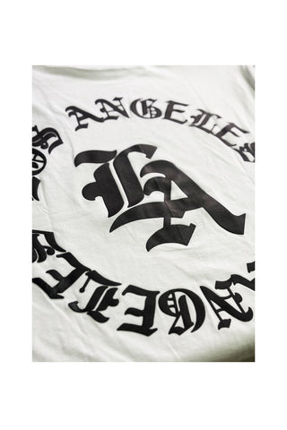 Los Angeles Gothic Graphic Chest Print T-shirt