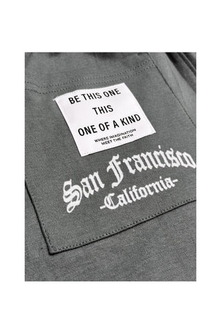 Men’s San Francisco California Printed Co-Ord Set | Oversized T-Shirt & Shorts