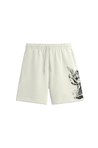 Men’s Angel Palms Printed Co-Ord Set | Oversized T-Shirt & Shorts