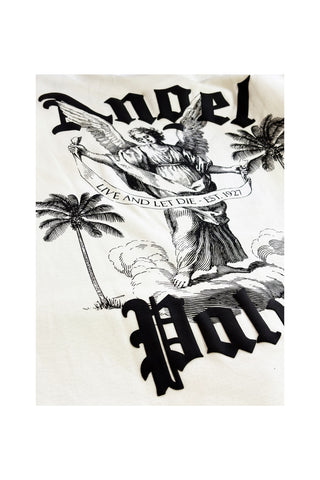 Men’s Angel Palms Printed Co-Ord Set | Oversized T-Shirt & Shorts